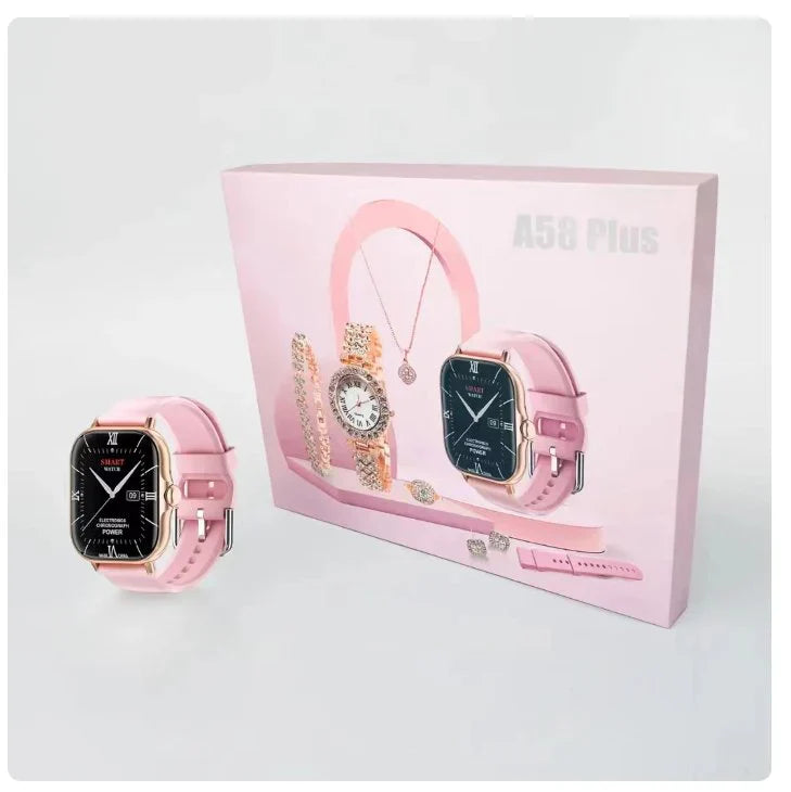 A58 Ultra Smart – 5-in-1 Watch for Health, Fitness & Style
