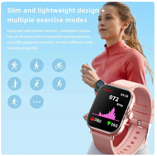 A58 Ultra Smart – 5-in-1 Watch for Health, Fitness & Style