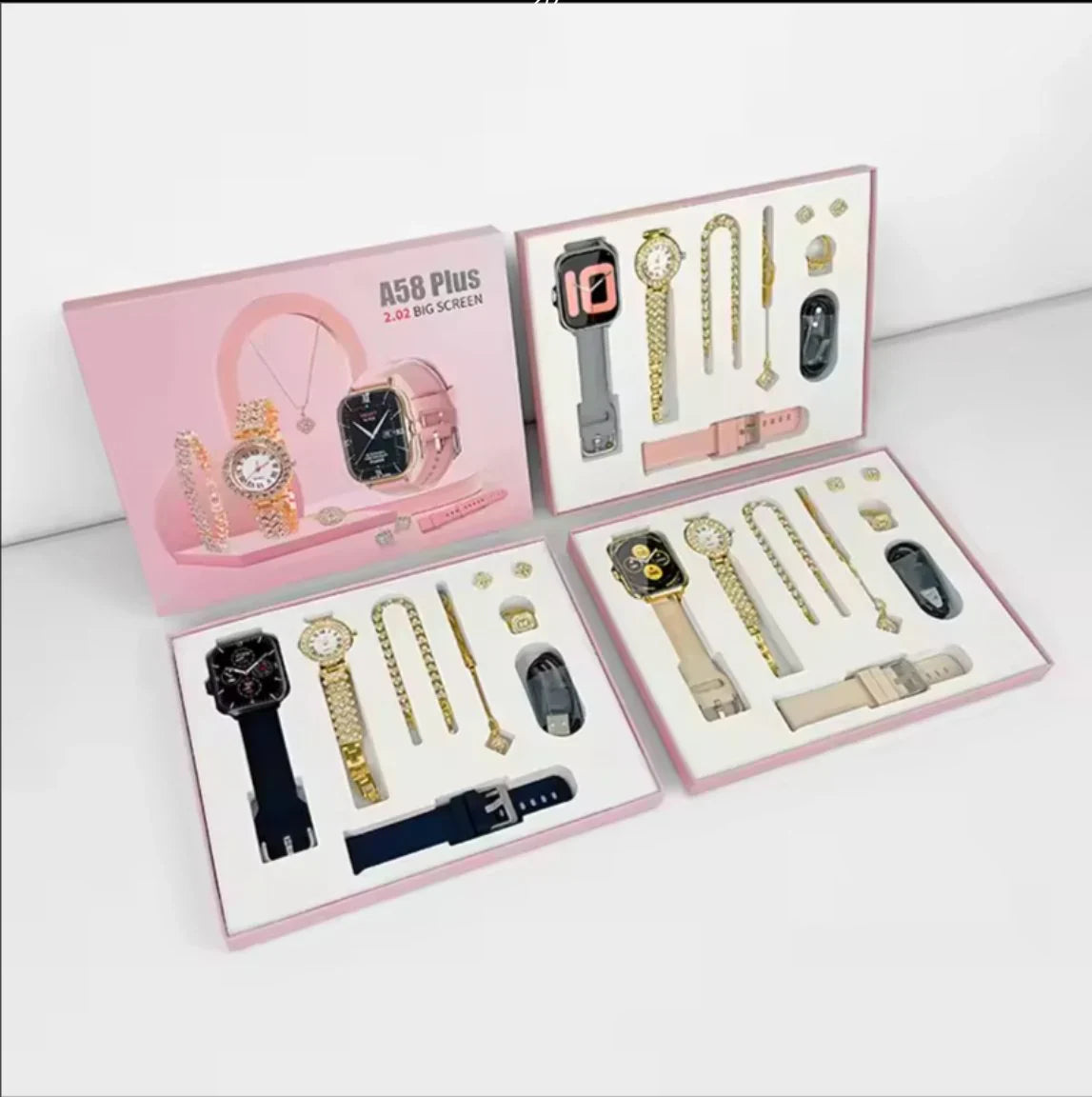 A58 Ultra Smart – 5-in-1 Watch for Health, Fitness & Style
