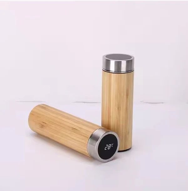 Stylish Bamboo Tumbler with Stainless Steel Insulation