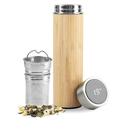Stylish Bamboo Tumbler with Stainless Steel Insulation