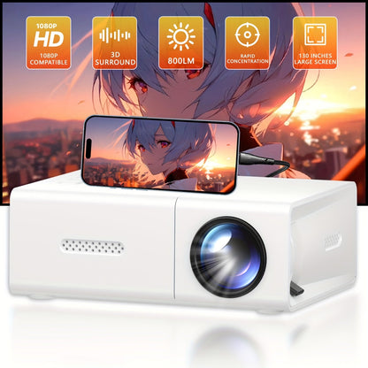 “Cine Glow – Smart Mini LED Projector for HD Entertainment”