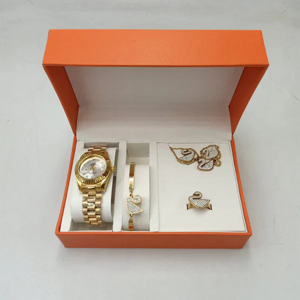 Crystal Hour  A Dazzling Timepiece for the Modern Woman