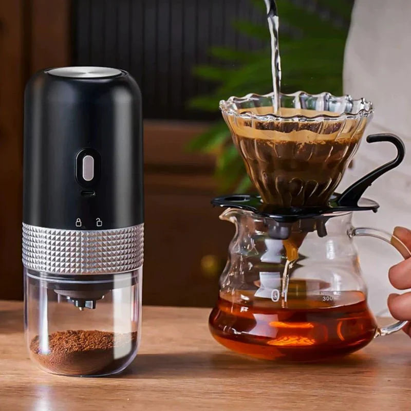 Grind Ease Electric Ceramic Coffee Grinder for Outdoor Brewing