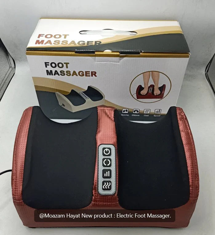 Pulse Relax Rechargeable Foot Massager with Heat Therapy