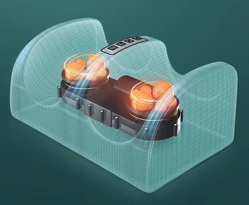 Pulse Relax Rechargeable Foot Massager with Heat Therapy