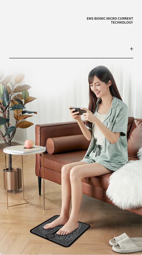 Zen Sole Rechargeable EMS Foot Mat for Health & Comfort