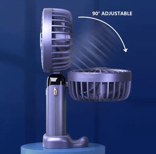 AirGlow  Portable Fan with LED Screen & Powerful Breeze