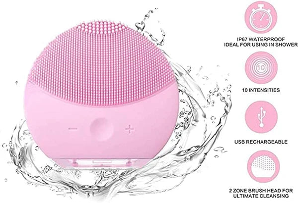 Glow Mini Compact Facial Massager for Radiant Skin Anytime