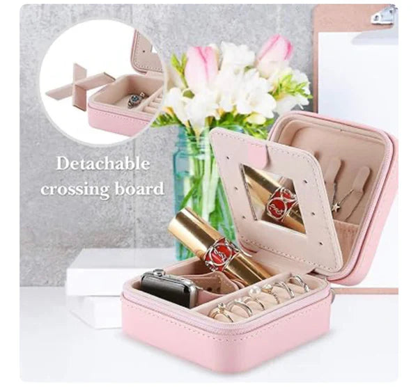 Royal Charm MultiGrid Jewelry Box with Elegant Compartment