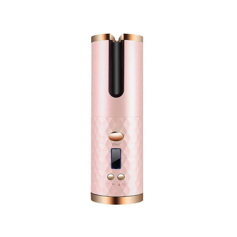 GlamWave Go Cordless USB Mini Hair Curler for Effortless Styling