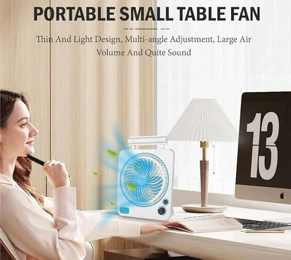 Portable Mini Table Fan Compact Cooling, Anytime, Anywhere
