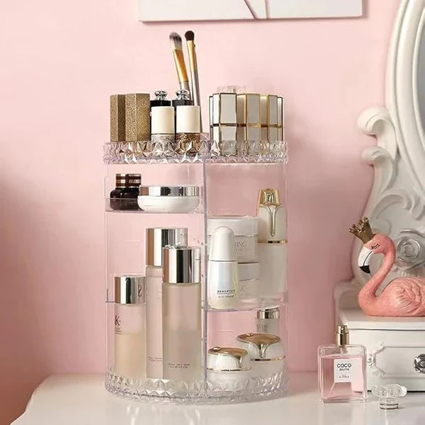 Stylish Rotating Organizer for Cosmetics & Perfumes