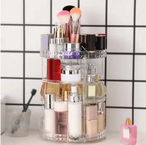 Stylish Rotating Organizer for Cosmetics & Perfumes