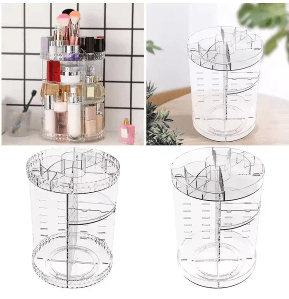 Stylish Rotating Organizer for Cosmetics & Perfumes