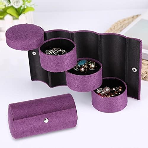 Schellen Orbit 3-Layer Rotating Jewelry Case for Travel & Vanity