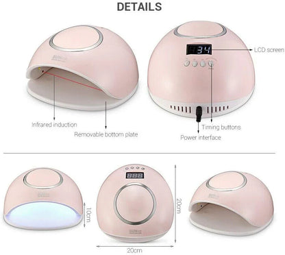 Mirage Cure UV Nail Lamp with Super Sun Tech for Perfect Shine